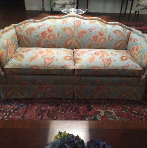 2 Reupholstered Loveseats        