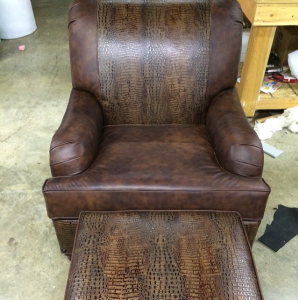 Chair and Ottoman         