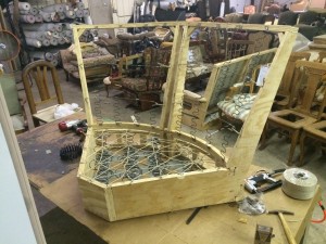 Custom Built Sectional Frame Corner Piece         