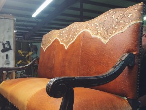 Leather Staining After      