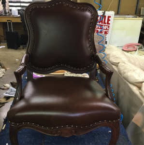 Reupholstery and Brass Nailing         